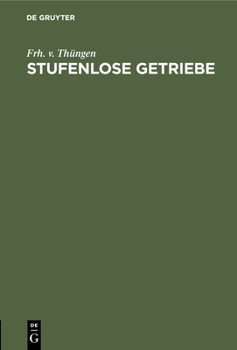 Hardcover Stufenlose Getriebe [German] [Large Print] Book