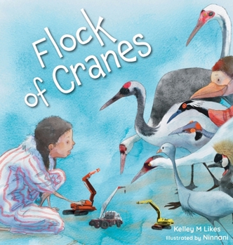 Hardcover Flock of Cranes Book