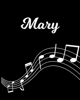 Mary: Sheet Music Note Manuscript Notebook Paper | Personalized Custom First Name Initial M | Musician Composer Instrument Composition Book | 12 ... Guide | Create Compose & Write Creative Songs