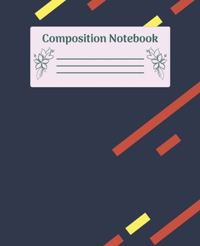 Paperback Composition Notebook: Wide Ruled Notebooks Paper - Composition Notebook (Diary, Journal) 7.5x9.25in 110 Pages Wide Ruled Notebooks Paper Book