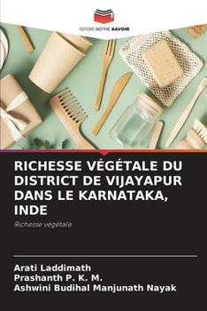 Paperback Richesse Végétale Du District de Vijayapur Dans Le Karnataka, Inde [French] Book