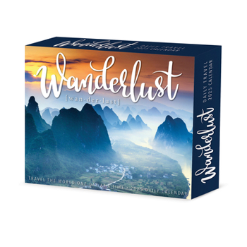 Calendar Wanderlust 2025 6.2 X 5.4 Box Calendar Book