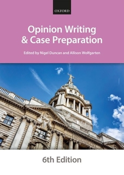 Paperback Opinion Writing and Case Preparation Book