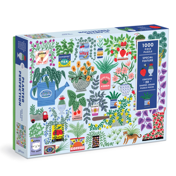 Misc. Planter Perfection 1000 Piece Puzzle with Shaped Pieces Book