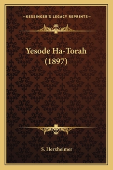 Paperback Yesode Ha-Torah (1897) [German] Book