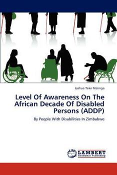 Paperback Level of Awareness on the African Decade of Disabled Persons (Addp) Book