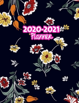 2020-2021 Planner: Two Year Calendar Organizer and Goal Journal | January 2020 - December 2021 Daily, Weekly and Monthly Planner Book with Back Sticker Expression Wall for 2 Years | Design Code 499937