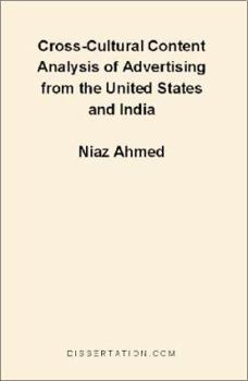 Paperback Cross-Cultural Content Analysis of Advertising from the United States and India Book