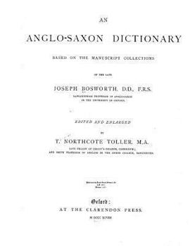Paperback An Anglo-Saxon Dictionary Book