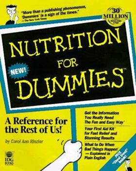 Paperback Nutrition for Dummies Book