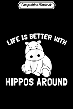 Composition Notebook: Hippo Lover Funny - Gifts For Hippo Lovers s Journal/Notebook Blank Lined Ruled 6x9 100 Pages