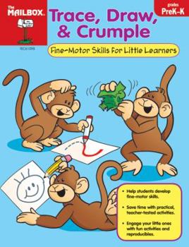 Paperback Trace, Draw, & Crumple (PreK-K) Book