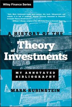 Hardcover A History of the Theory of Investments Book
