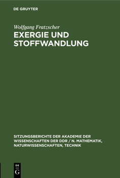 Hardcover Exergie Und Stoffwandlung [German] Book
