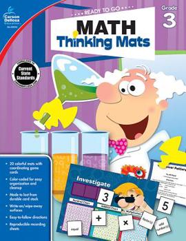 Paperback Math Thinking Mats, Grade 3 Book