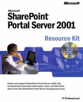 Paperback Microsoft SharePoint(TM) Portal Server 2001 Resource Kit (It Professional) Book