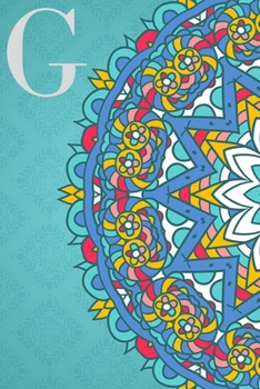 Paperback G: Monogram Journal/Mandala Art Book