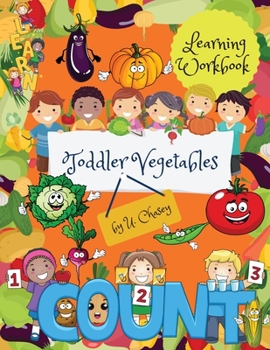 Paperback Toddler Vegetables Learning Workbook: Amazing Activity book for kids [Large Print] Book