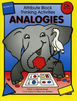 Paperback Attribute Block Thinking Activities - Analogies Book