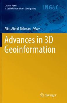 Paperback Advances in 3D Geoinformation Book