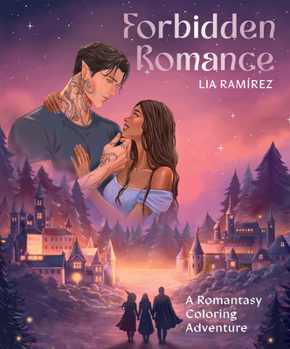 Paperback Forbidden Romance: A Romantasy Coloring Adventure Book
