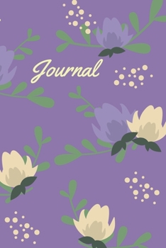 Journal: Notebook - Notizbuch - Blüten-Motiv - Dot Grid - Dotted - Punktraster - Insgesamt 135 Seiten - Maße ca. DIN A5