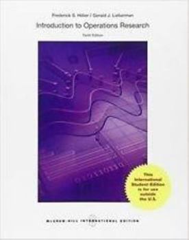 Paperback Introduction to Operations Research Book