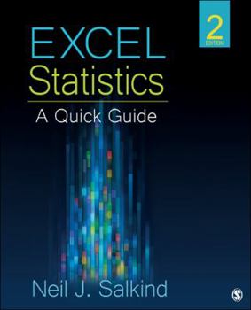 Paperback Excel Statistics: A Quick Guide Book