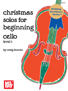 Paperback Christmas Solos for Beginning Cello, Level 1: Piano Accompaniment Book