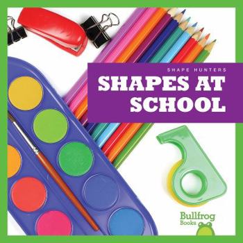 Hardcover Shapes at School Book