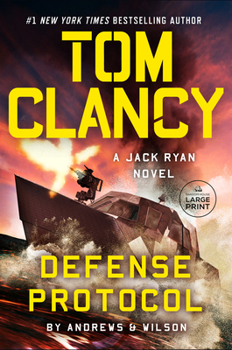 Paperback Tom Clancy Defense Protocol [Large Print] Book