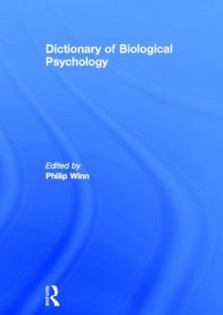 Hardcover Dictionary of Biological Psychology Book