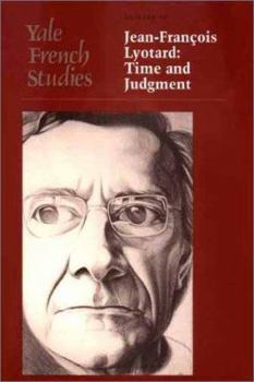 Paperback Jean-Francois Lyotard: Time and Judgment Book