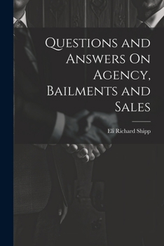 Paperback Questions and Answers On Agency, Bailments and Sales Book