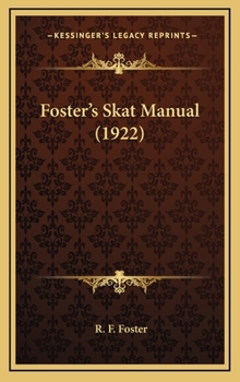 Foster's Skat Manual (1922)