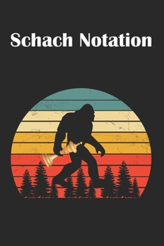 Paperback Schach Notation: Schach Scorebook mit 110 Seiten. Bigfoot. [German] Book