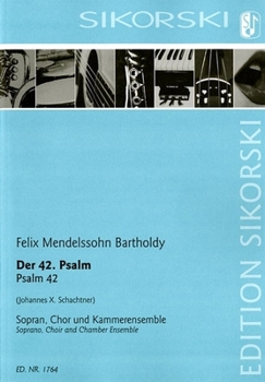 Paperback Psalm 42: Soprano, Choir, Chamber Ensemble Score Book