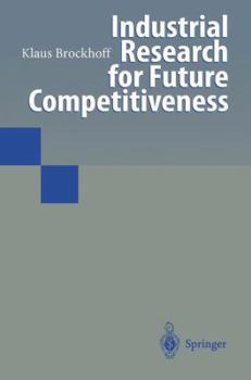 Hardcover Industrial Research for Future Competitiveness Book