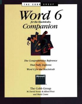 Paperback Word 6 for the Macintosh Companion Book