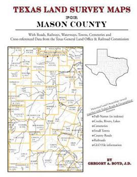 Paperback Texas Land Survey Maps for Mason County Book