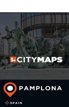 Paperback City Maps Pamplona Spain Book
