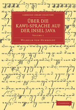 Paperback Über Die Kawi-Sprache Auf Der Insel Java [German] Book
