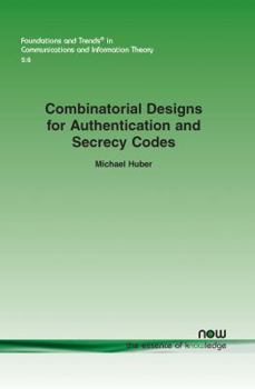 Paperback Combinatorial Designs for Authentication and Secrecy Codes Book