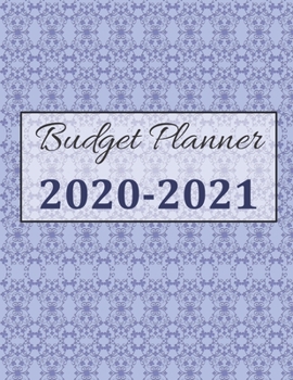Budget Planner 2020-2021: 2 Year Monthly Financial Planner And Organizer