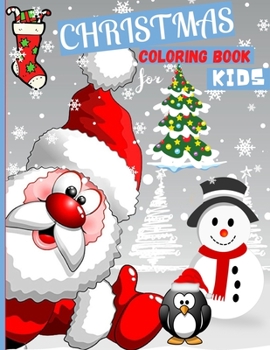 Paperback Christmas Coloring Book For Kids Book