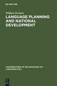 Hardcover Language Planning and National Development Book
