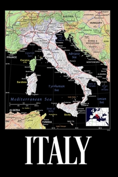 Paperback Italy: Map of Italy Notebook Book