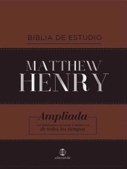 Paperback Rvr Biblia de Estudio Matthew Henry, Leathersoft, Clásica [Spanish] Book