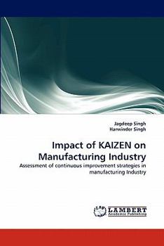 Paperback Impact of KAIZEN on Manufacturing Industry Book