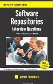 Paperback Software Repositories Interview Questions You'll Most Likely Be Asked Book
